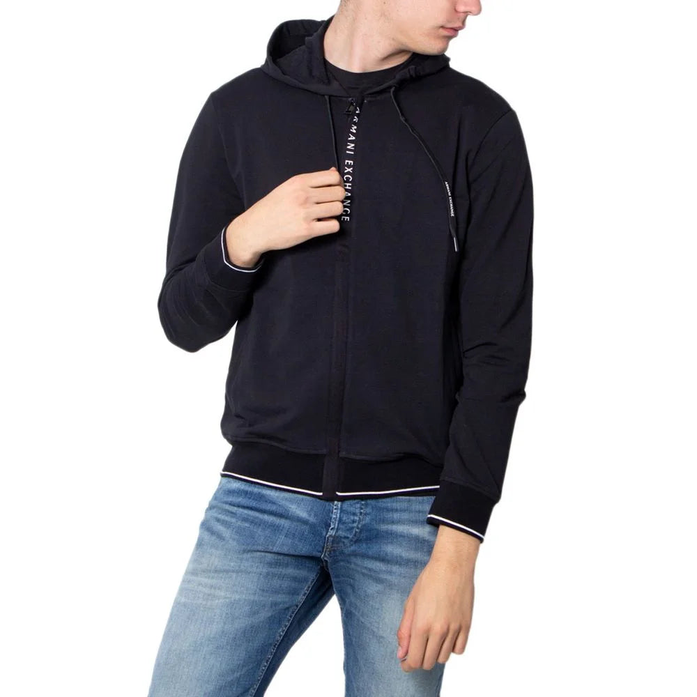 Armani Exchange Black Cotton Hoody - IT42 | XS