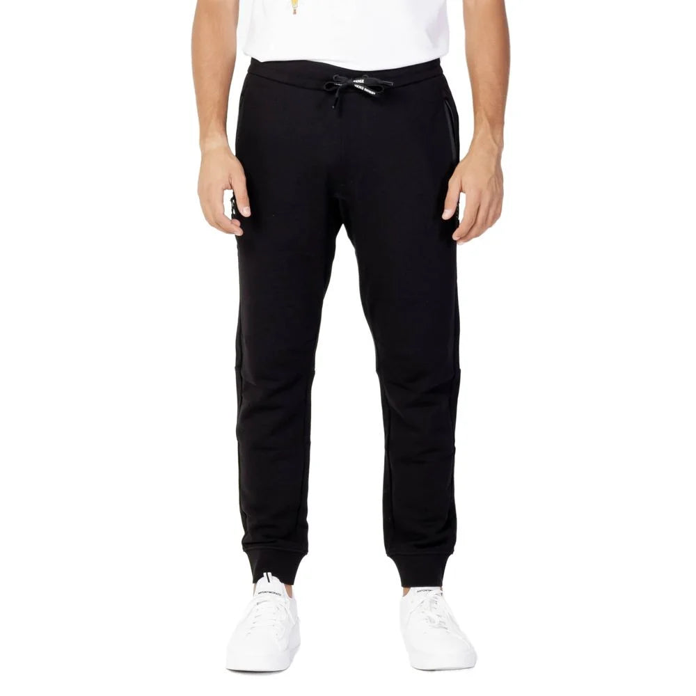 Armani Exchange Black Cotton Joggers Workout Pant