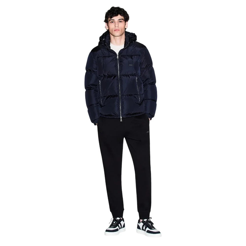 Armani Exchange Black Cotton Joggers (Workout Pants) - Joggers