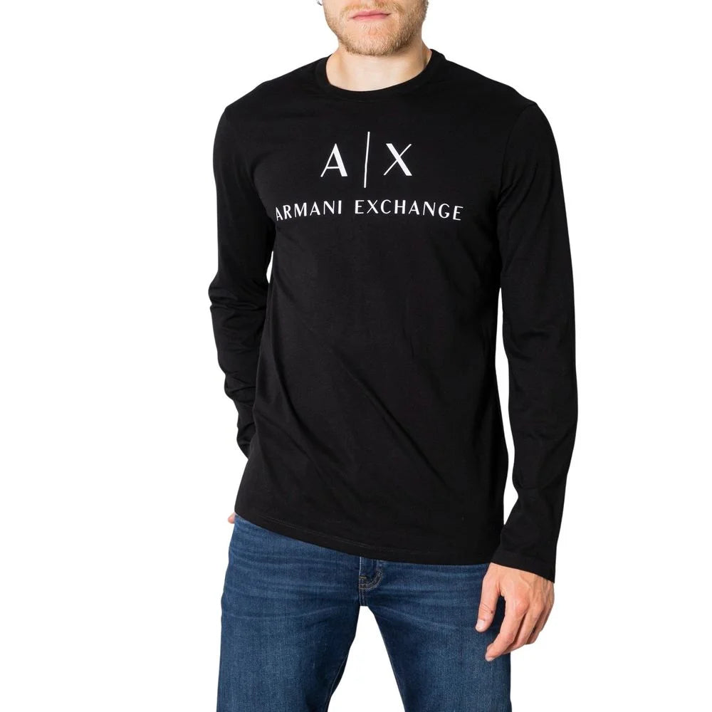 Armani Exchange Black Cotton Long Sleeve - IT44 | S