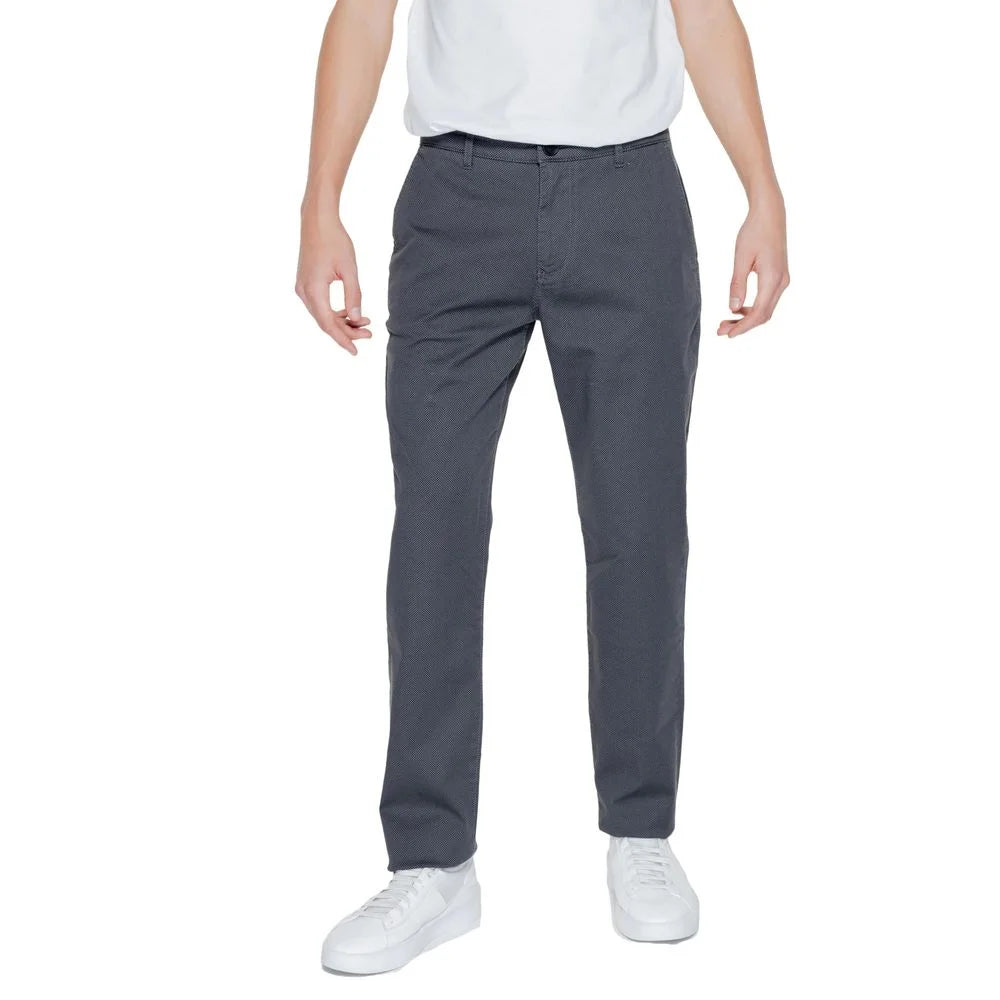 Armani Exchange Black Cotton Pant
