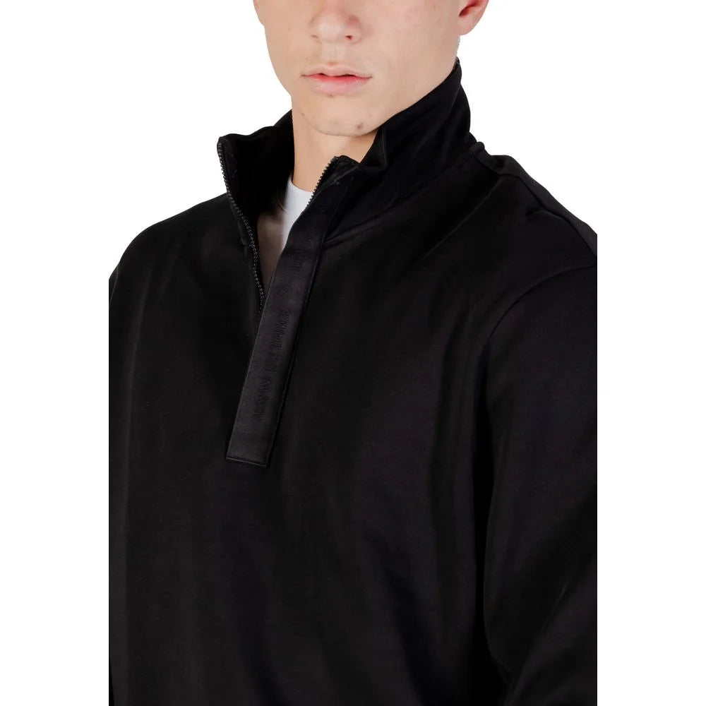 Armani Exchange Black Cotton Sweatshirt - IT44 | S