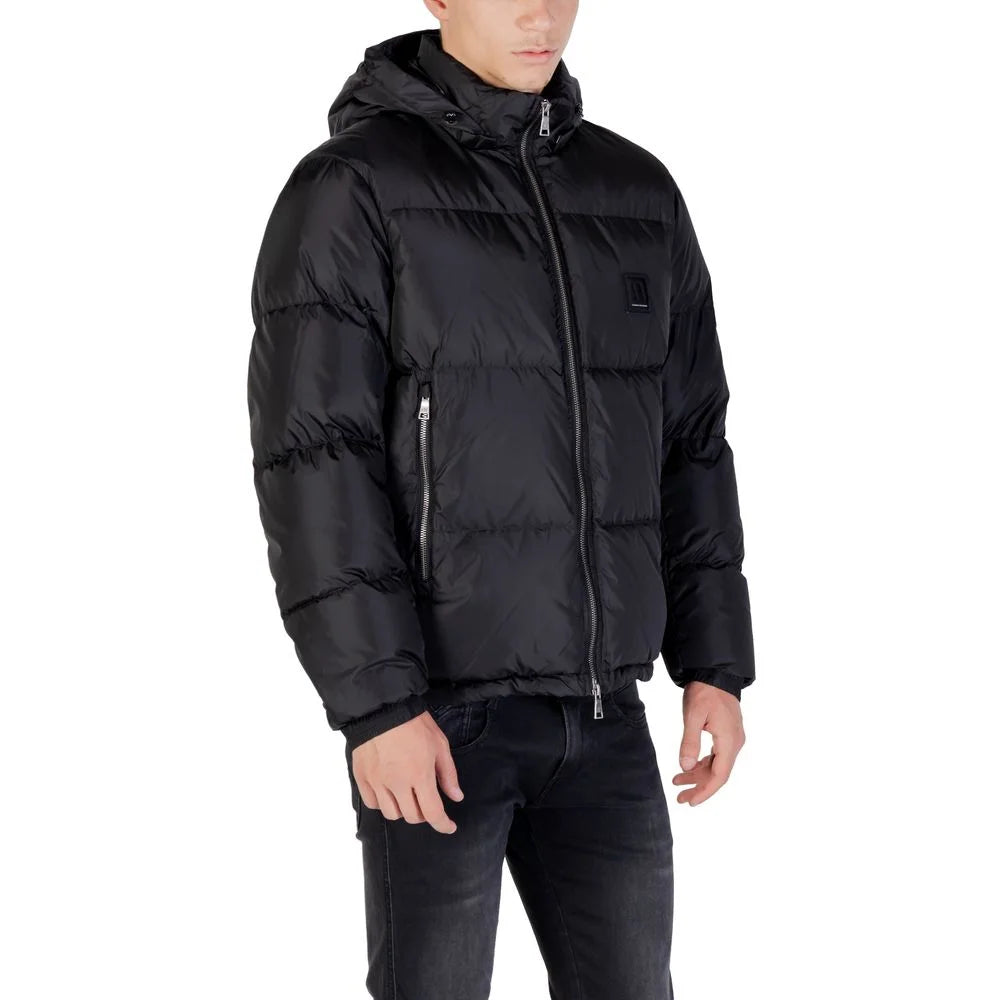 Armani Exchange Black Polyamide Clothing - Puffer Jackets