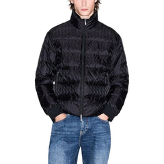 Armani Exchange Black Polyamide Coat - Windbreakers