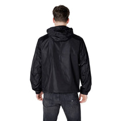 Armani Exchange Black Polyamide Jackets & Coat
