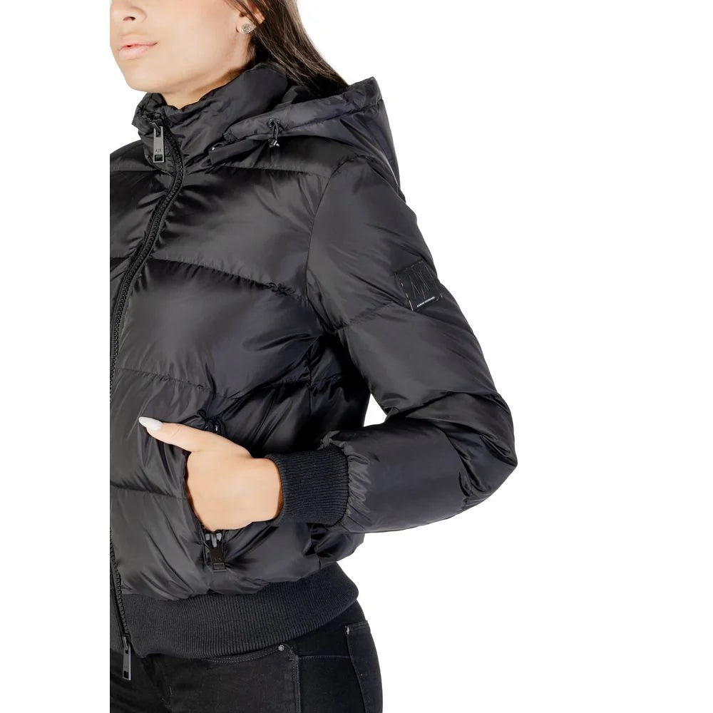 Armani Exchange Black Polyamide Shell Jacket - Puffer Jackets