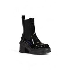 Armani Exchange Black Polyester Ankle Boots - EU37/US7