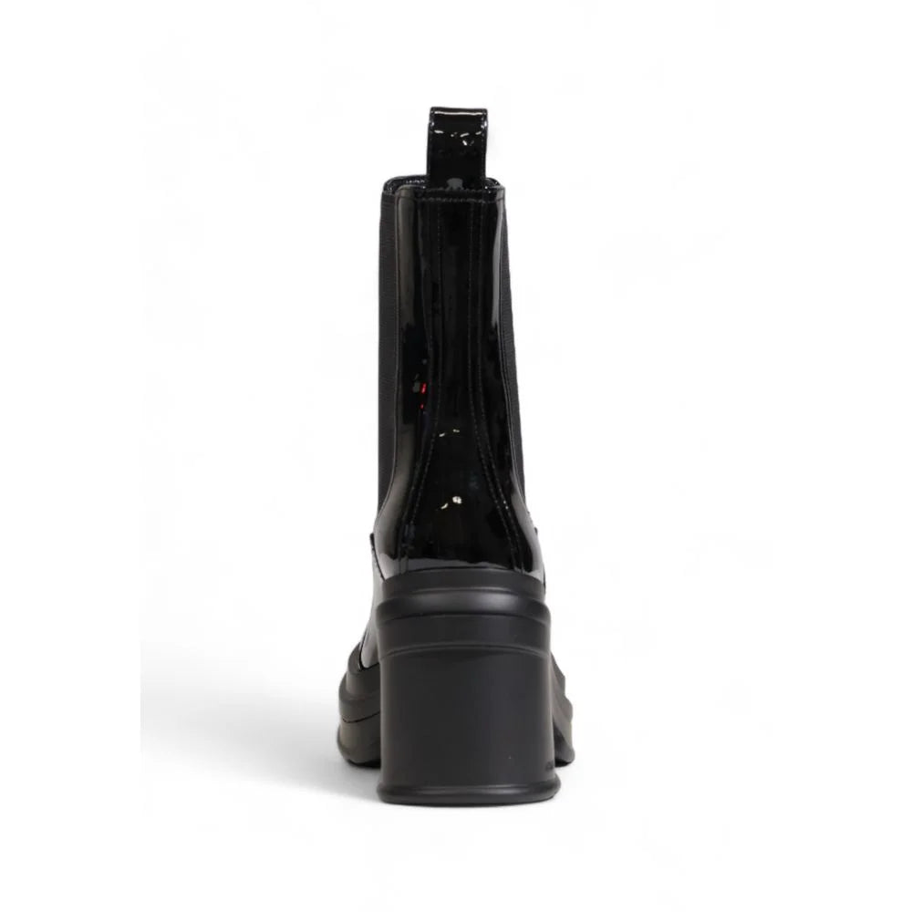 Armani Exchange Black Polyester Ankle Boots - EU37/US7