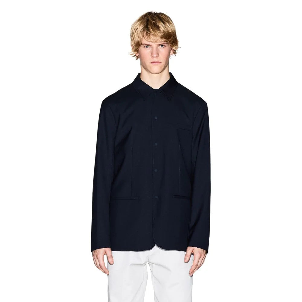 Armani Exchange Černé sako z polyesteru