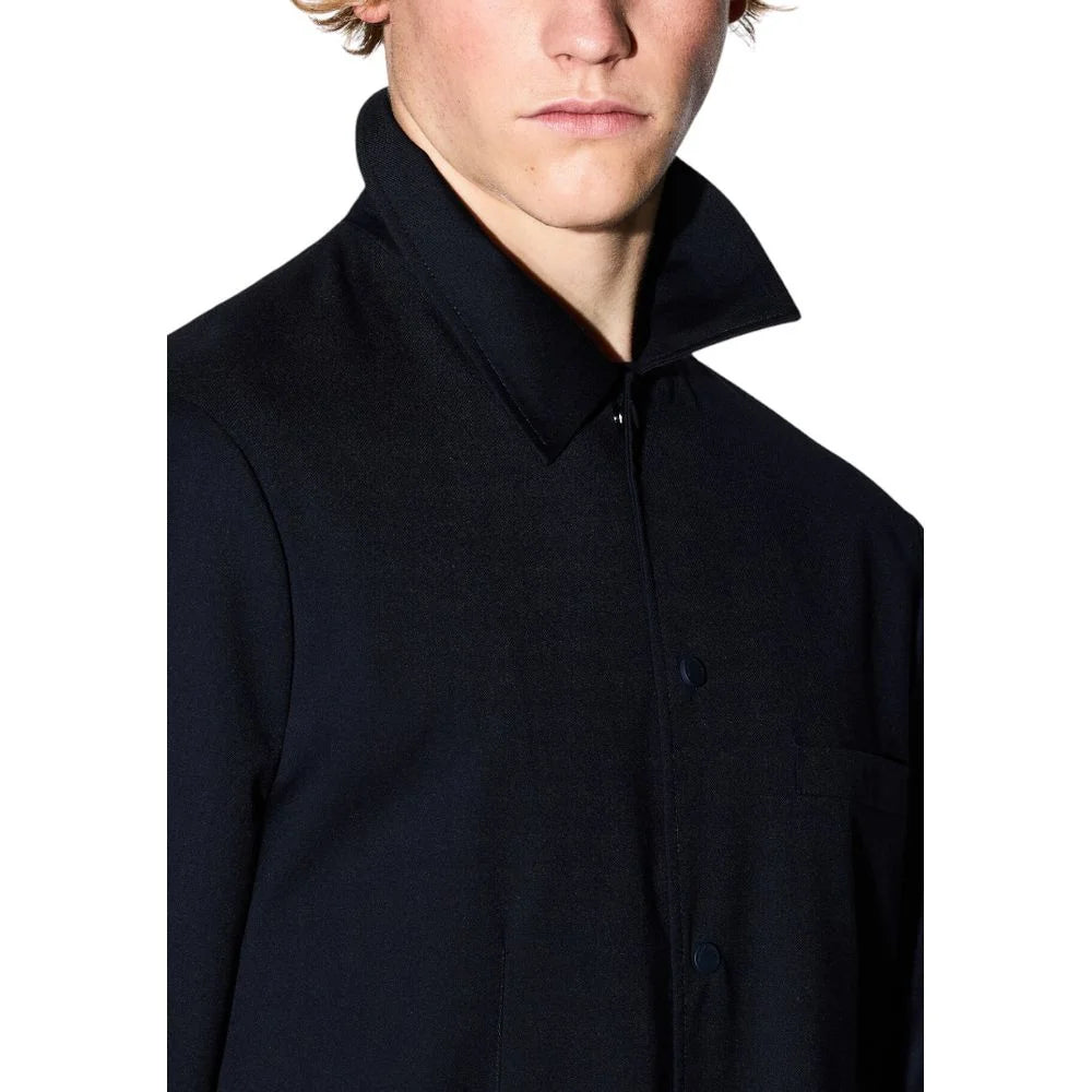 Armani Exchange Černé sako z polyesteru