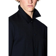 Armani Exchange Černé sako z polyesteru