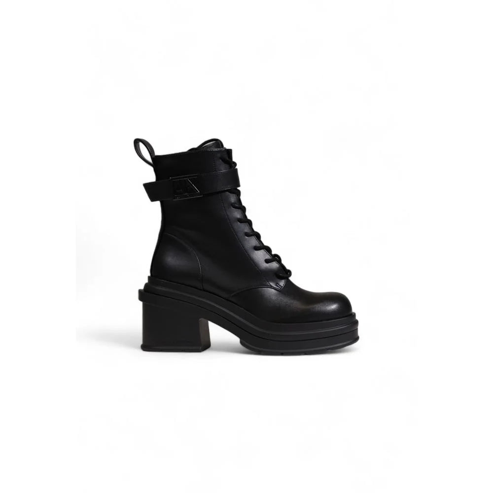Armani Exchange Black Polyester Boot - EU40/US10