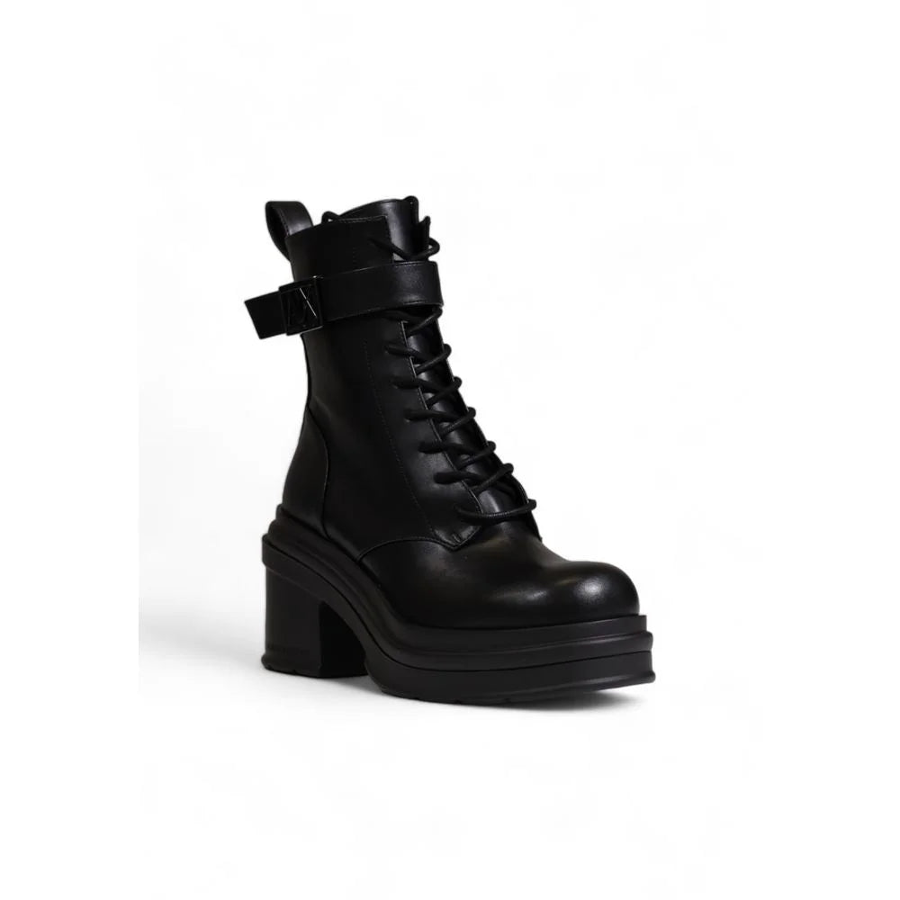 Armani Exchange Black Polyester Boot - EU40/US10
