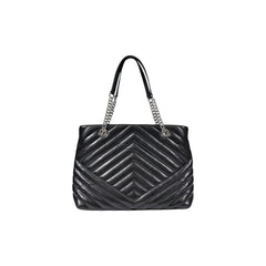 Armani Exchange Black Polyester Handbag - Shoulder Bags