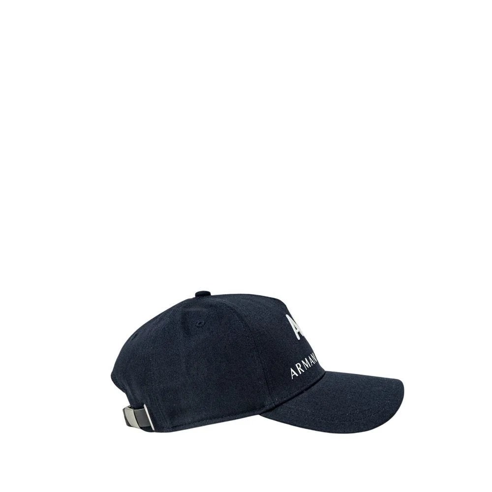 Armani Exchange Blue Cotton Caps Baseball Hat - UNI