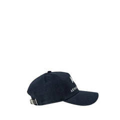 Armani Exchange Blue Cotton Caps Baseball Hat - UNI