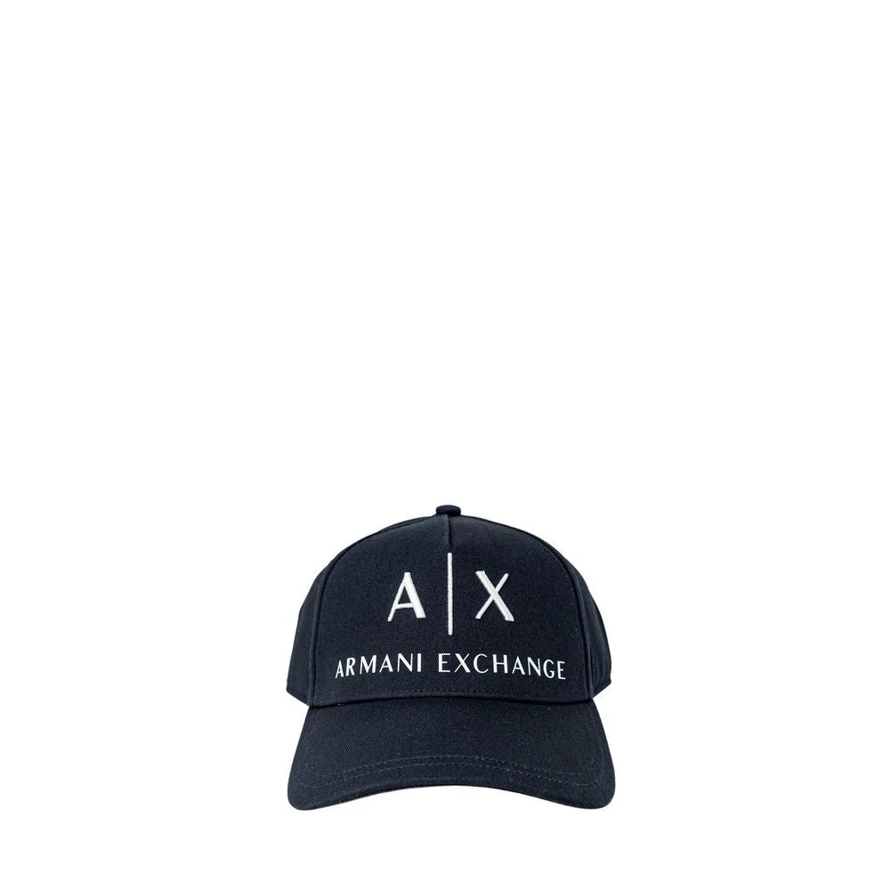 Armani Exchange Blue Cotton Caps Baseball Hat - UNI