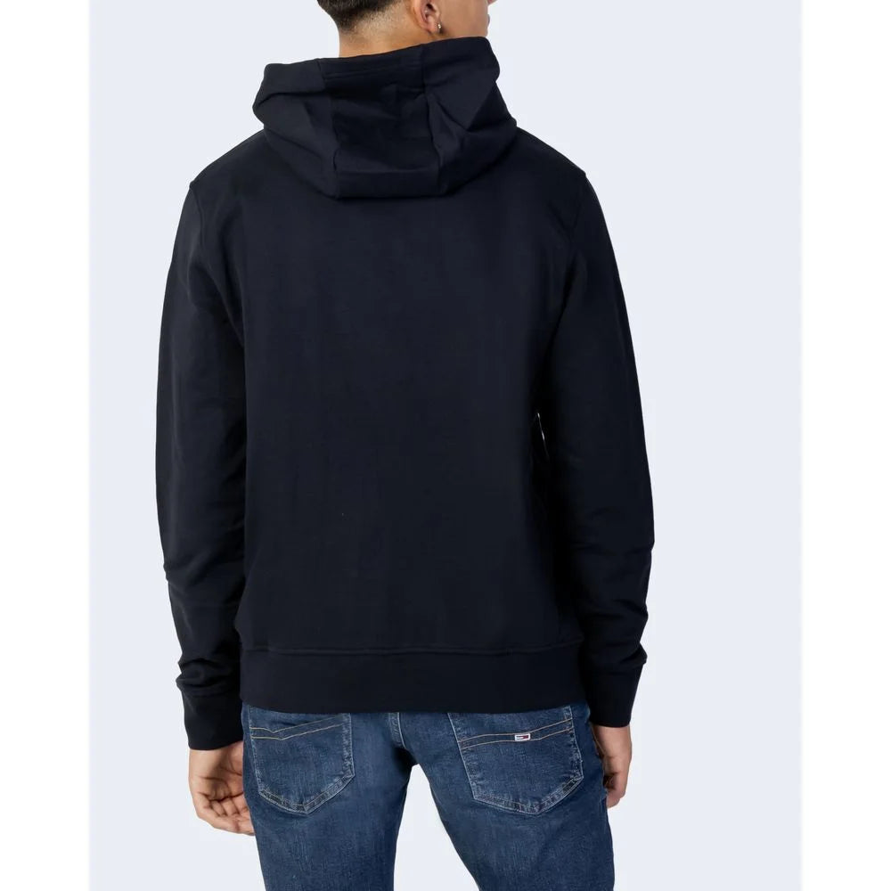 Armani Exchange Blue Cotton Hoody