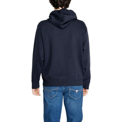 Armani Exchange Blue Cotton Hoody - IT44 | S