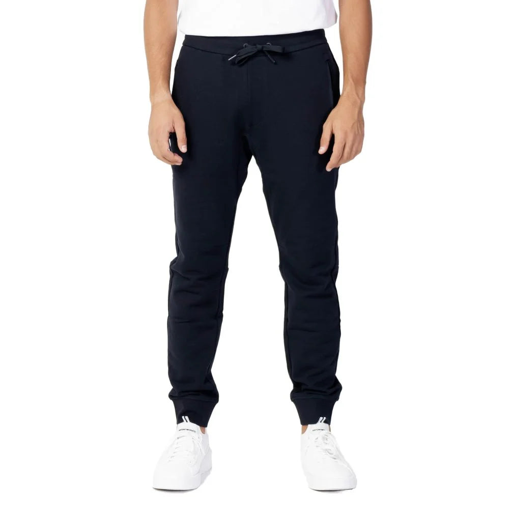 Armani Exchange Blue Cotton Joggers Workout Pant