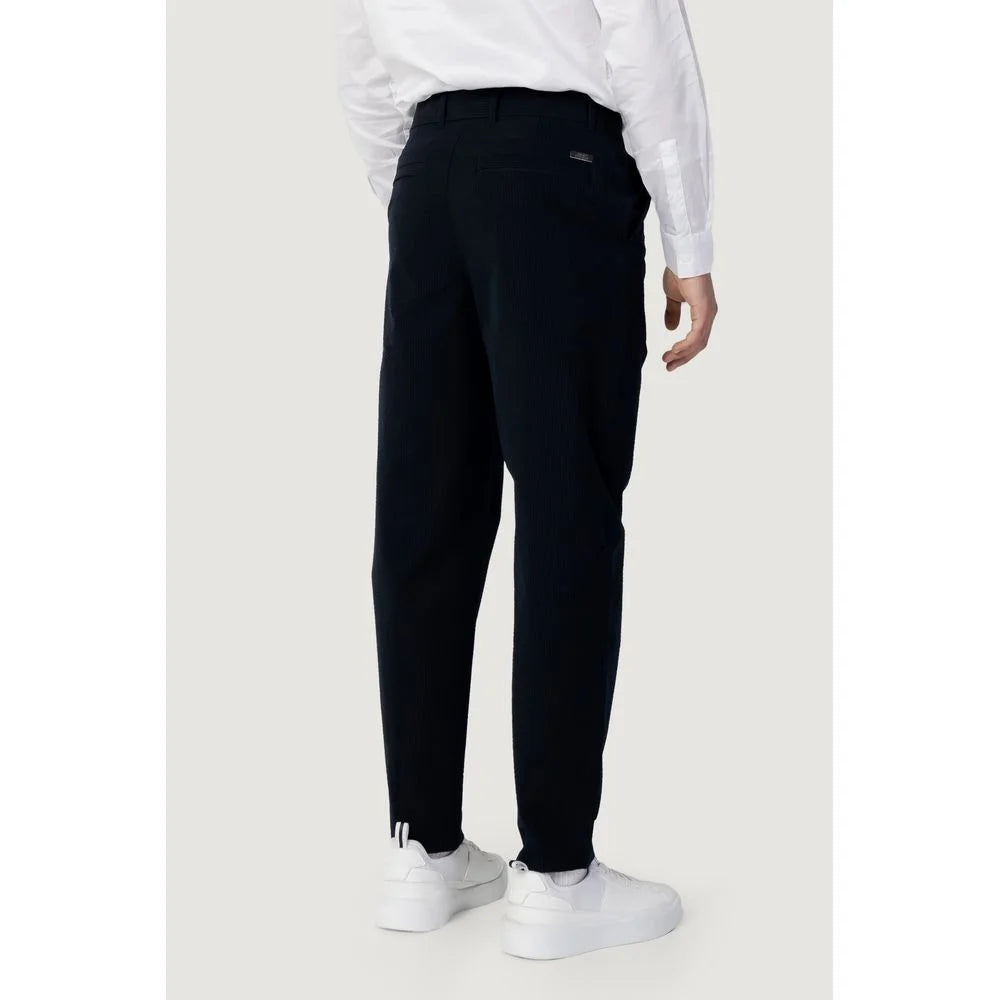 Armani Exchange Blue Cotton Pant