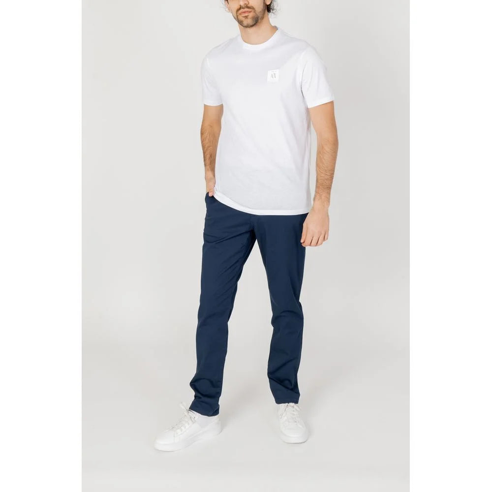 Armani Exchange Blue Cotton Pant - W31