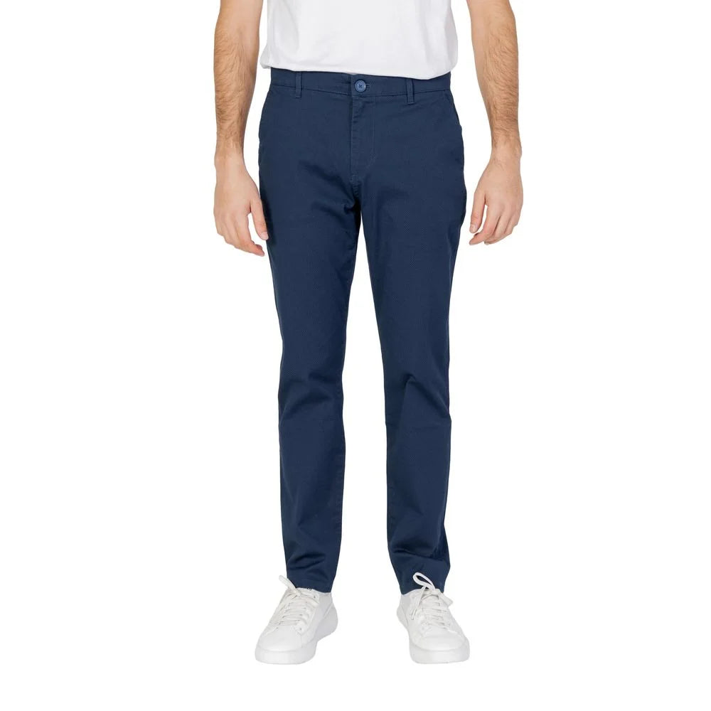 Armani Exchange Blue Cotton Pant - W31
