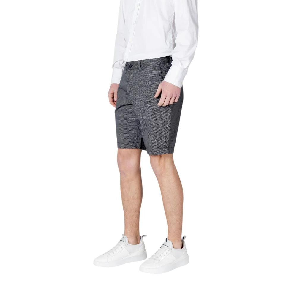 Armani Exchange Blue Cotton Short - W32