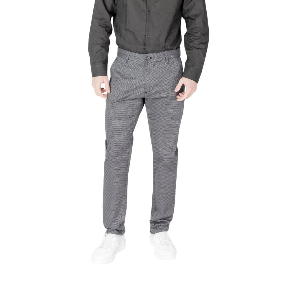Armani Exchange Blue Cotton Skinny Pant - W33