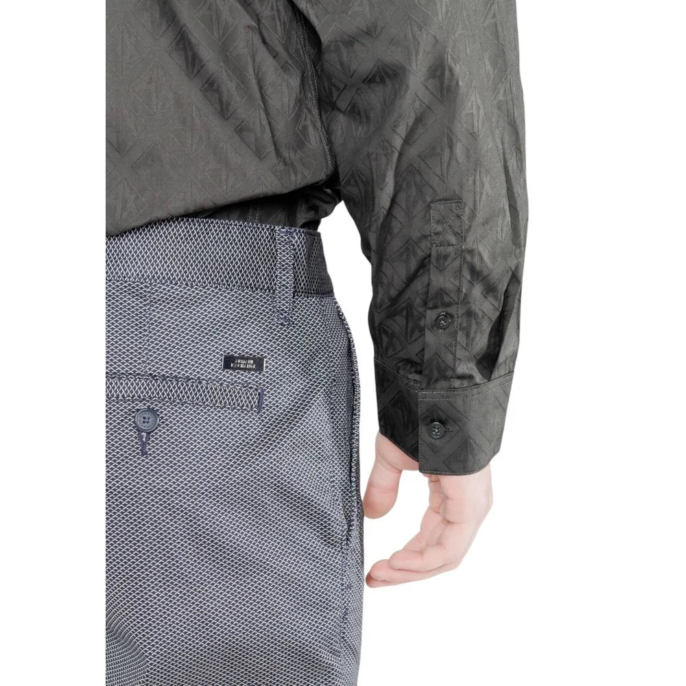 Armani Exchange Blue Cotton Skinny Pants - W33