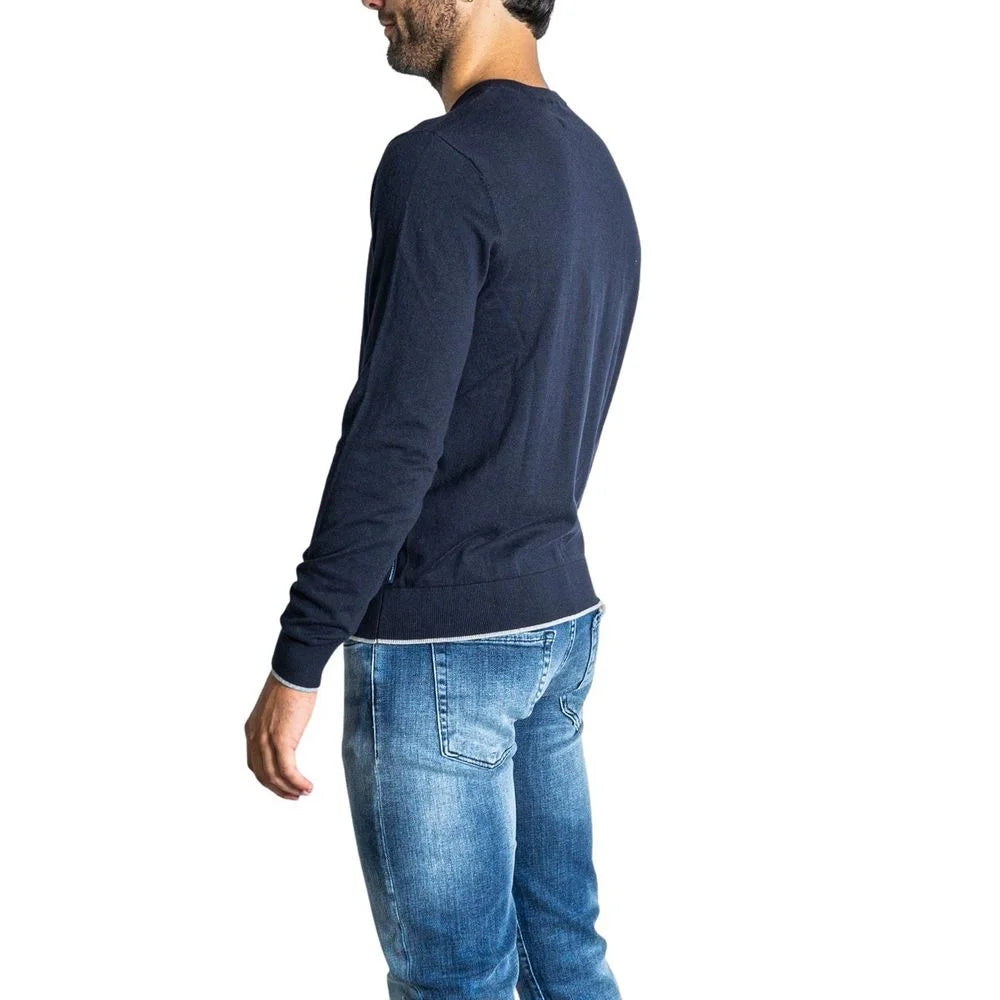 Armani Exchange Blue Cotton Sportswear - IT44 | S