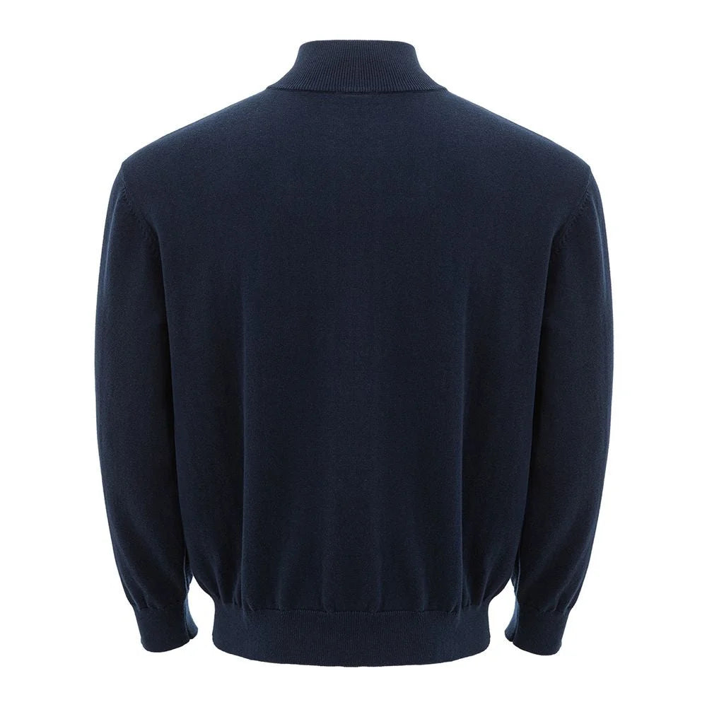 Armani Exchange Blue Cotton Sweater - M - Sweaters