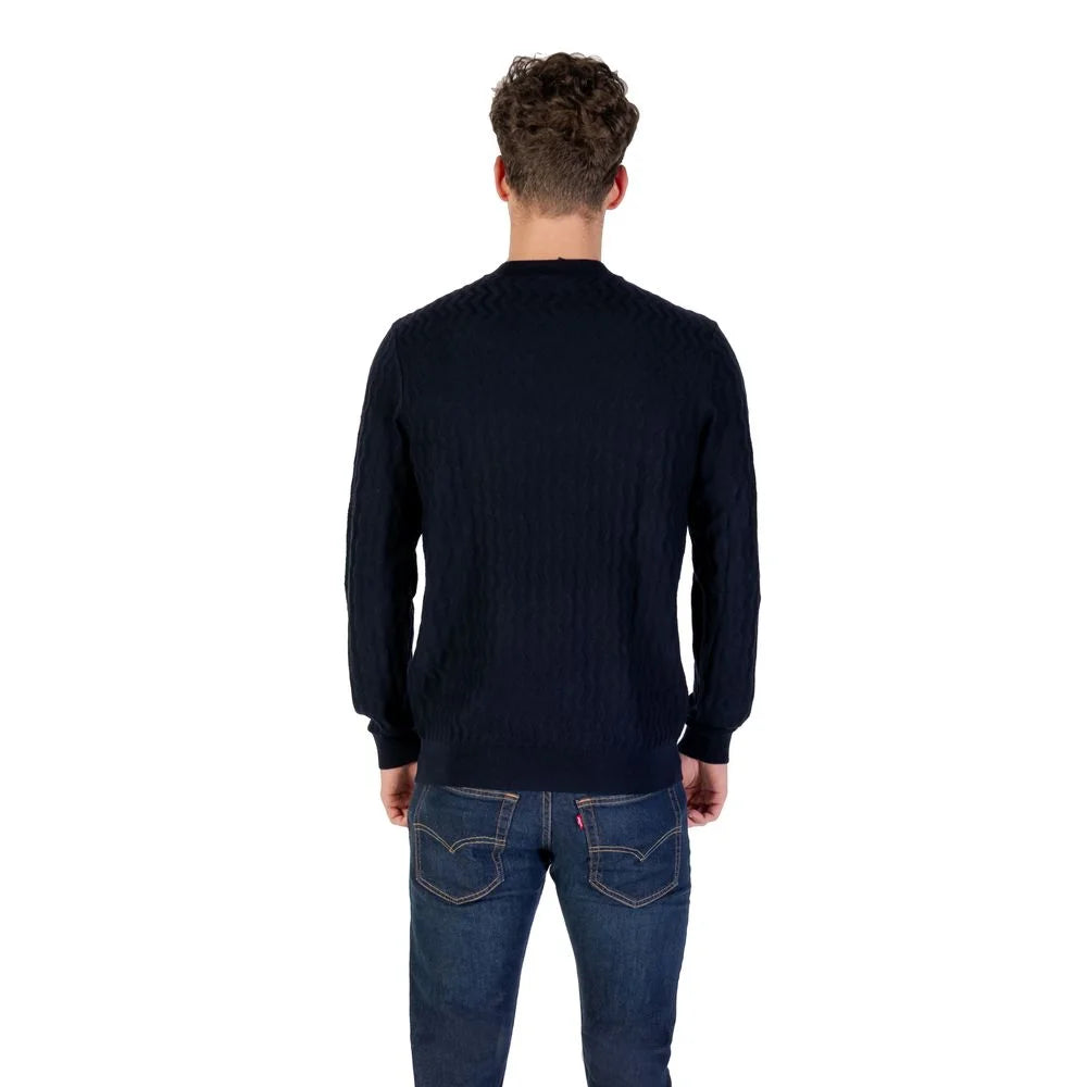 Armani Exchange Blue Marabou Sweatshirt - IT44 | S - Sweatshirts