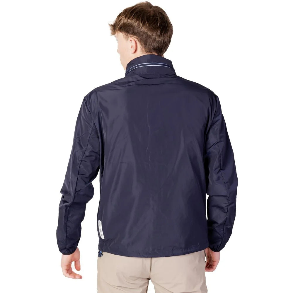 Armani Exchange Blue Polyester Jackets & Coat - IT54 | XXL