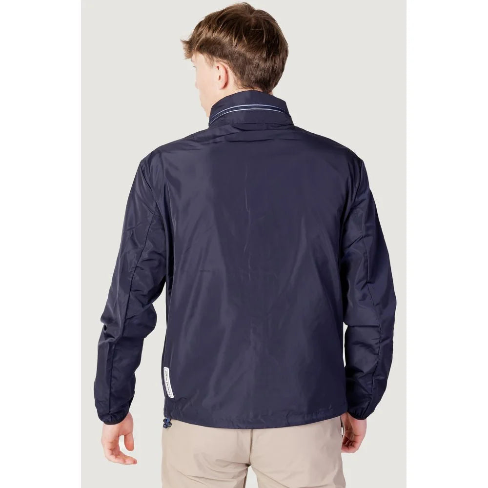 Armani Exchange Blue Polyester Jackets & Coat - IT54 | XXL