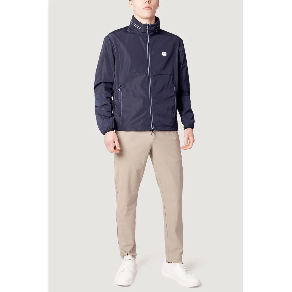 Armani Exchange Blue Polyester Jackets & Coat - IT54 | XXL