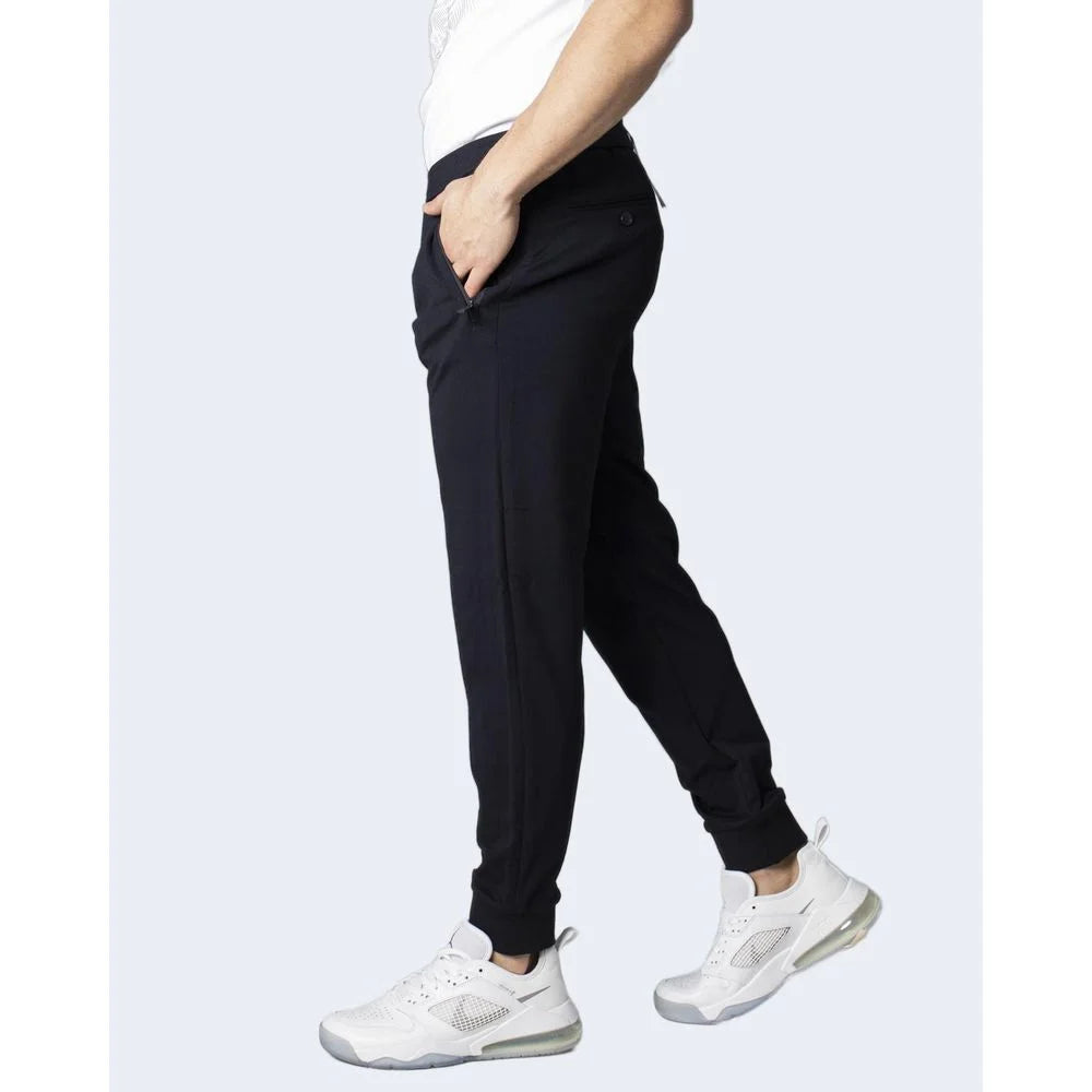 Armani Exchange Blue Viscose Skinny Pant - IT44 | S