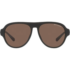 Armani Exchange Brown Acetate Sunglasses
