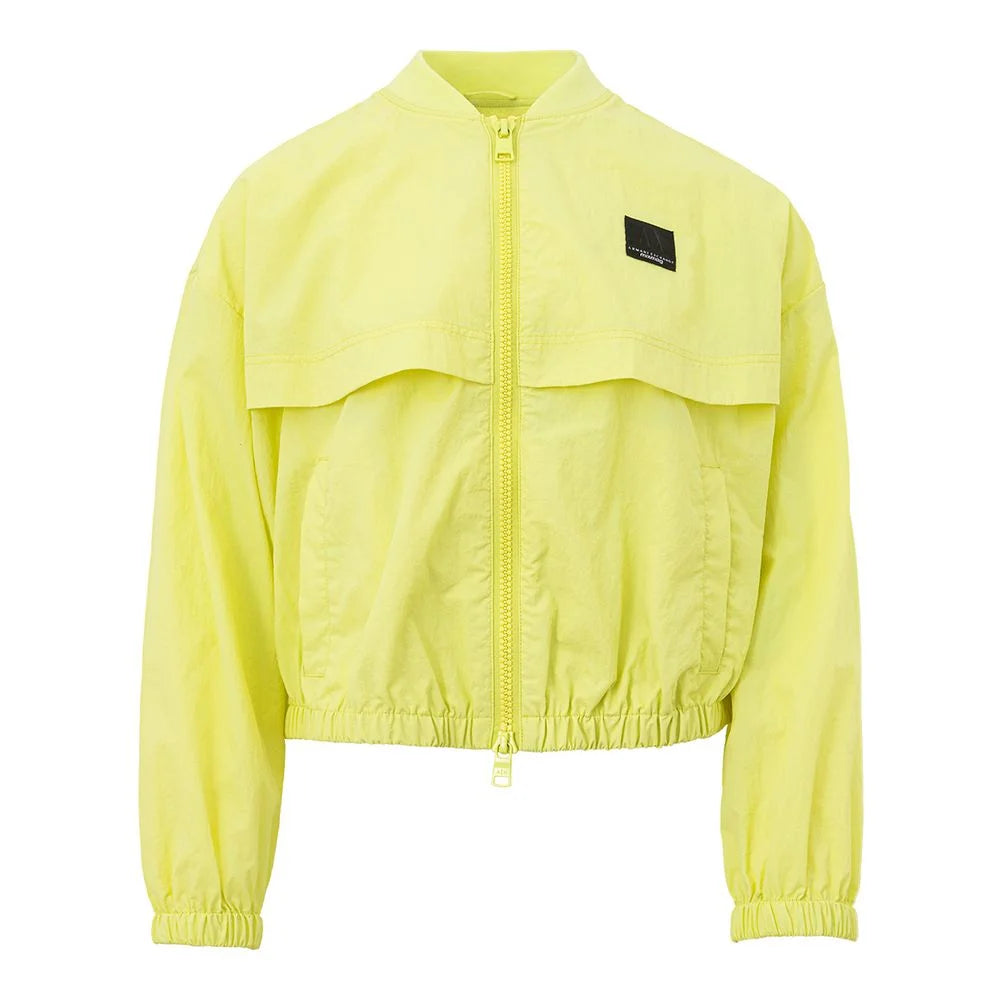 Armani Exchange Chic Yellow Polyamide Jacket for Women - S - Bomber Jackets