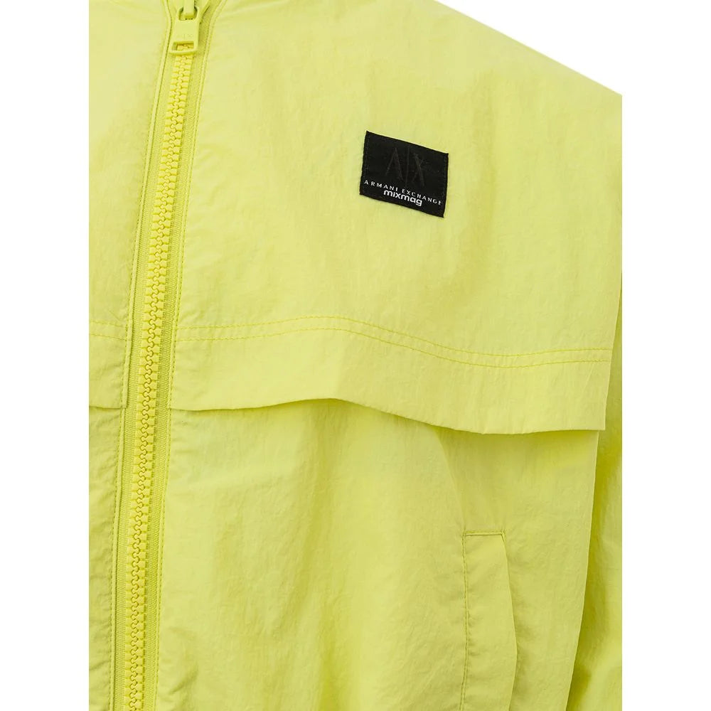 Armani Exchange Chic Yellow Polyamide Jacket for Women - S - Bomber Jackets
