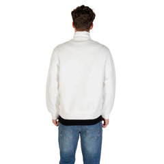 Armani Exchange Cream Cotton Sweatshirt - IT54 | XXL - Sweatshirts
