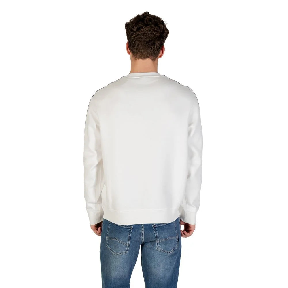Armani Exchange Cream Cotton Sweatshirt - Sweatshirts