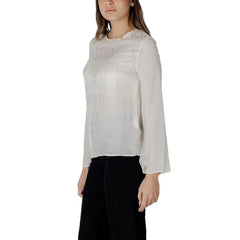 Armani Exchange Cream Viscose Blouse - IT38|XS