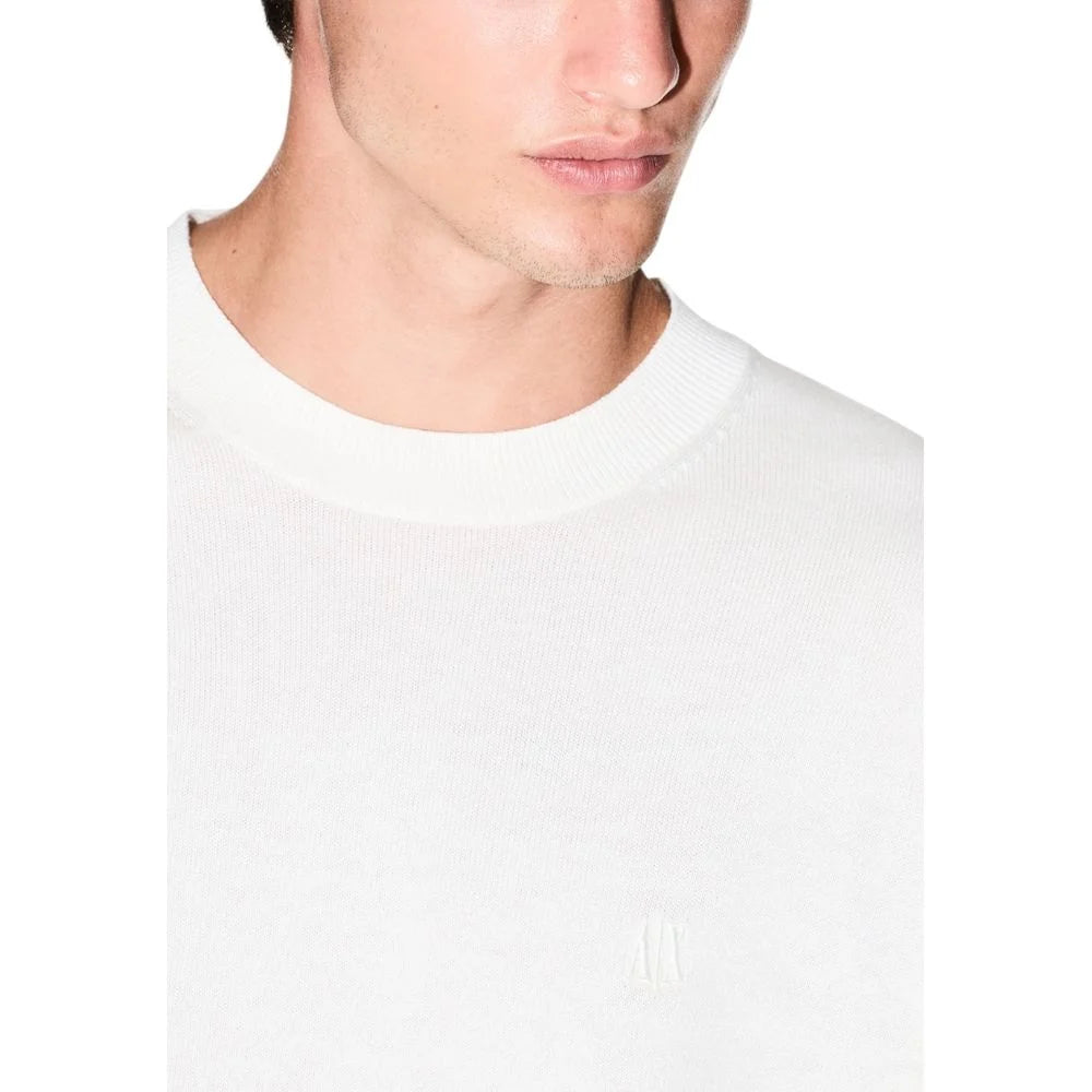Armani Exchange Cream Viscose Sweatshirt - Sweatshirts