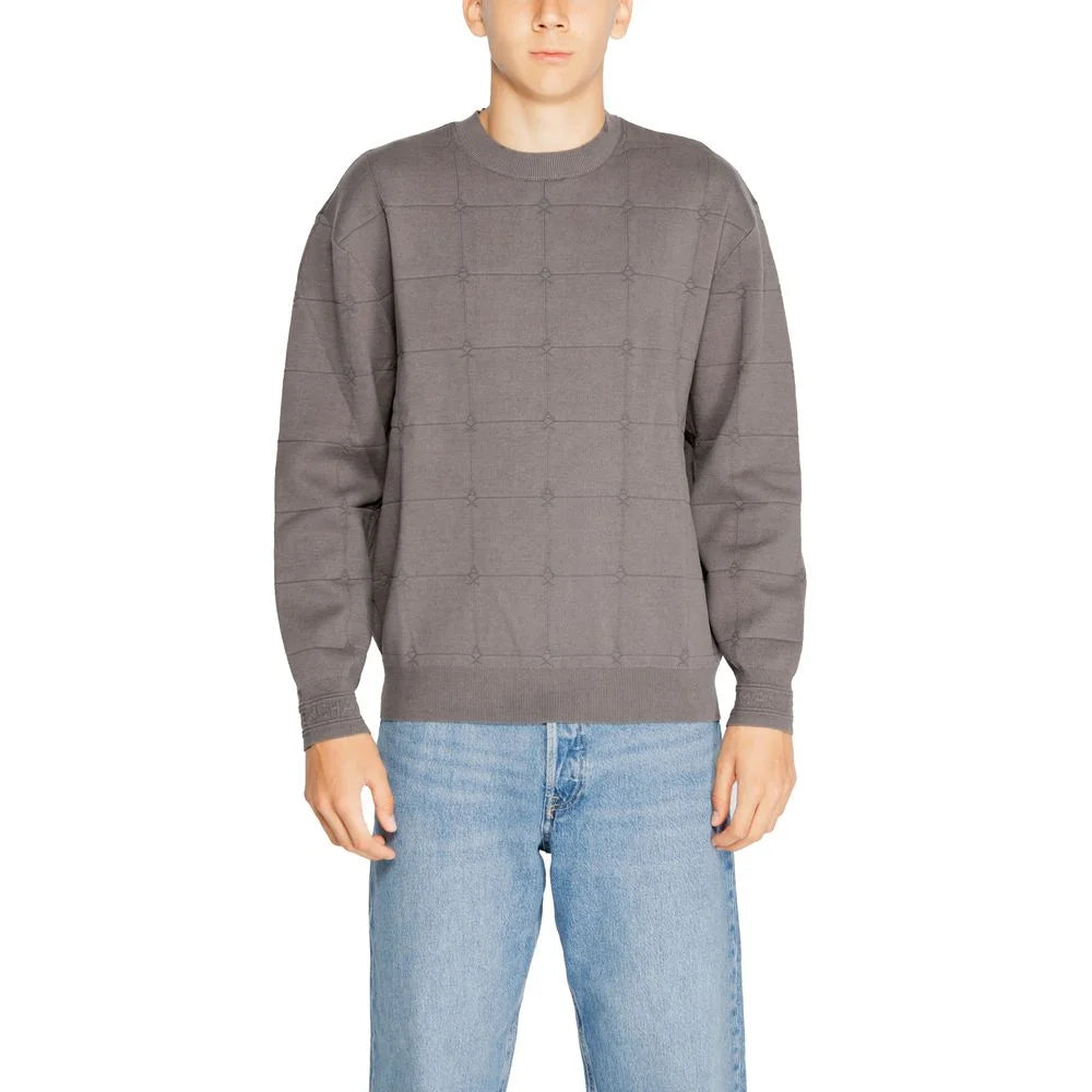 Armani Exchange Gray Cotton Sportswear