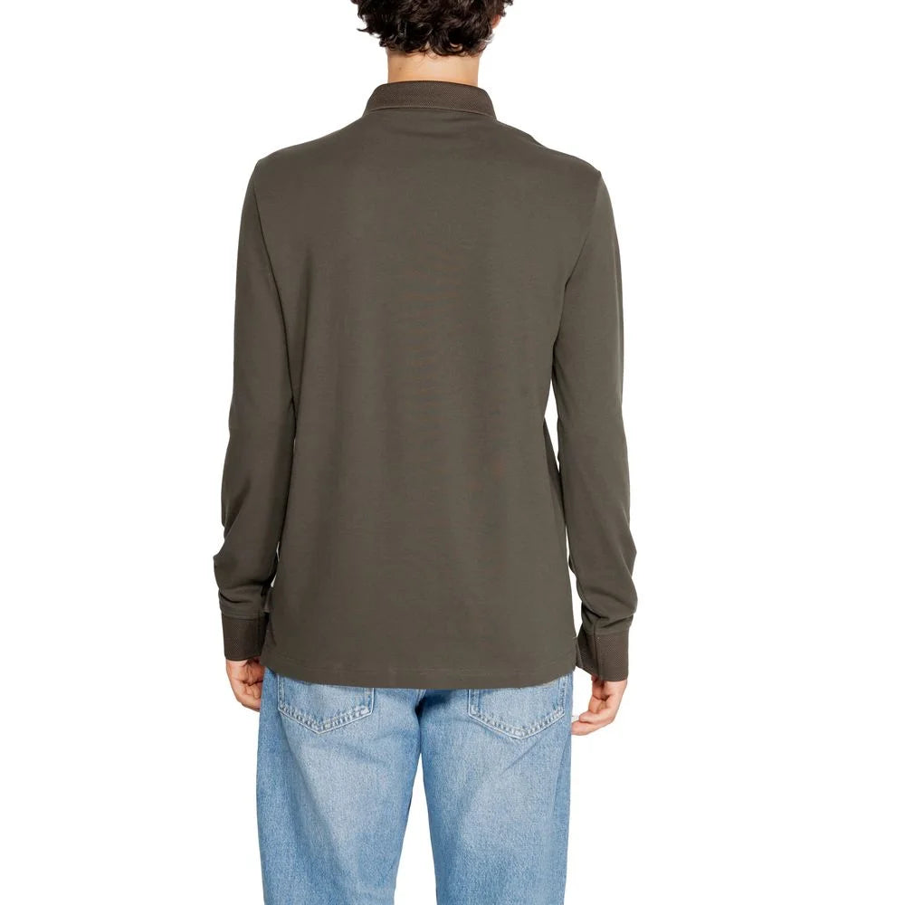 Armani Exchange Green Cotton Long Sleeve - IT44 | S