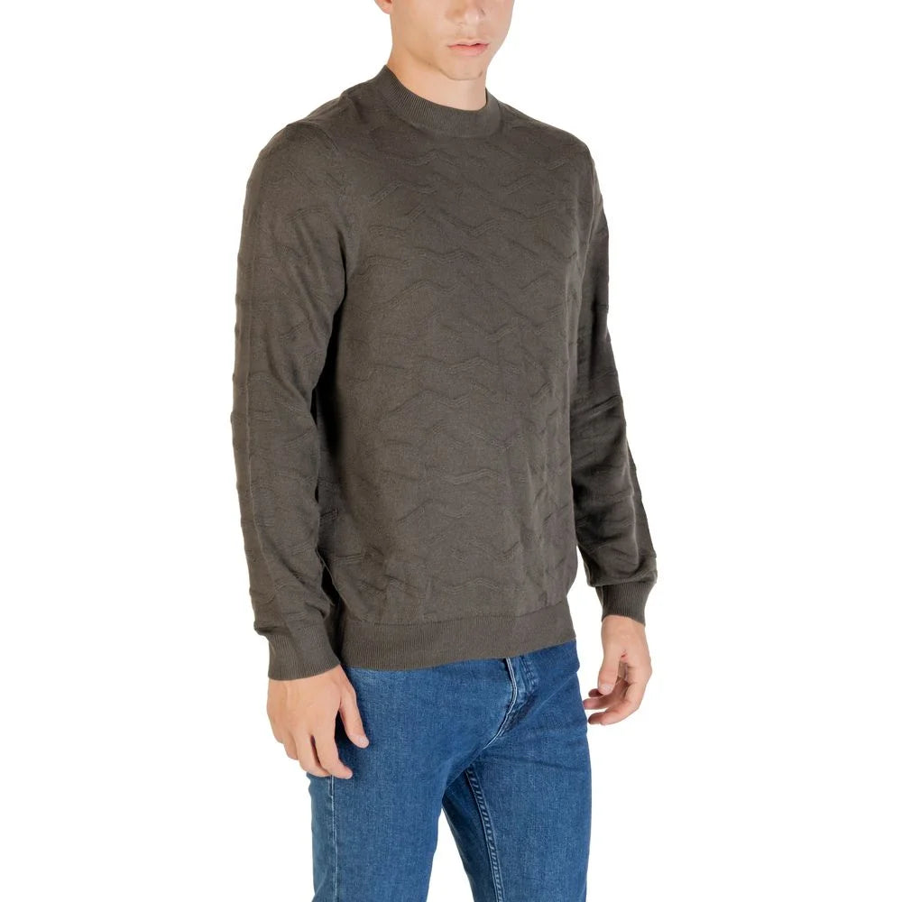 Armani Exchange Green Marabou Sweatshirt - IT44 | S - Sweatshirts