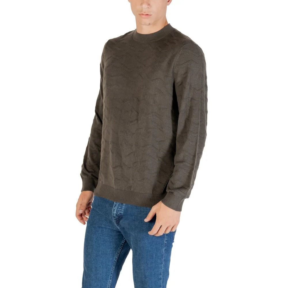 Armani Exchange Green Marabou Sweatshirt - IT44 | S - Sweatshirts