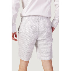 Armani Exchange White Cotton Bermuda - W28