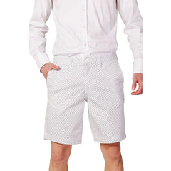 Armani Exchange White Cotton Bermuda - W28